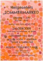 plakat sommmermarked 2023